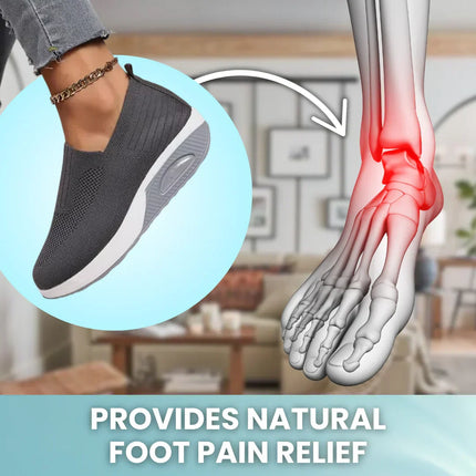 Non Slip Shoes for Women, Slip On Sneakers for Swollen Feet with Arch Support – image 12