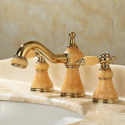 Widespread Bathroom Faucet, 3 Hole Bathroom Sink Faucet with Two Handles – image 10