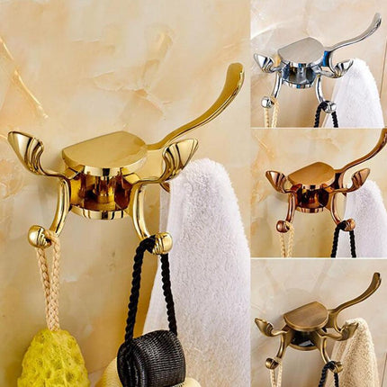 Wall Hooks for Bathroom, Rotatable Robe Hooks
