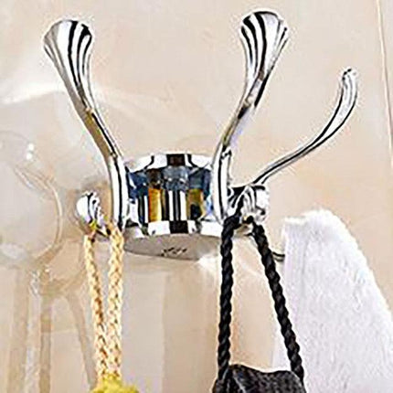 Wall Hooks for Bathroom, Wall Mounted Coat Hook Rack – image 10