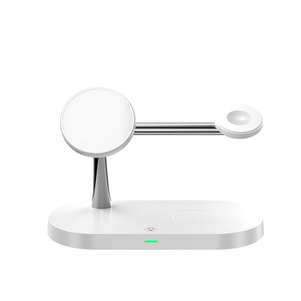 3-in-1 Wireless Charger Station with MagSafe Compatibility | Versatile Charging for Phones, Smartwatches & Earbuds 7