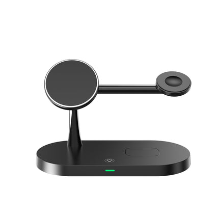 3-in-1 Wireless Charger Station with MagSafe Compatibility | Versatile Charging for Phones, Smartwatches & Earbuds 8