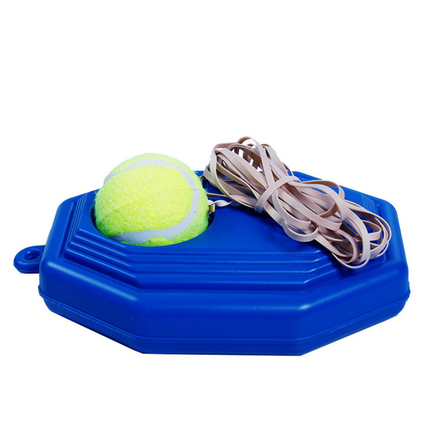Tennis Trainer Rebound Ball for Solo Practice, Tennis Equipment with Ball on String and Ground Base