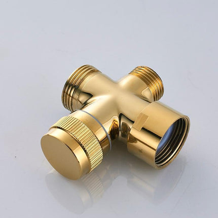 3 Way Shower Diverter Valve, Solid Brass Diverter Valve with 1/2 Inch Connection