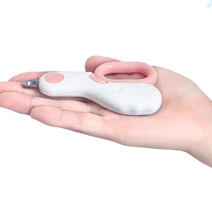 LED Pet Nail Clipper with Bright Lights & Ergonomic Design | Safe Grooming Tool for Precise Trimming