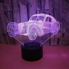 Car USB 3D Night Light with Remote Control | Customizable Color Lighting for Stylish Car Interiors