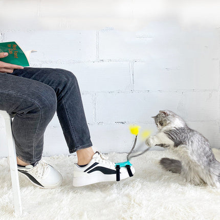 Funny Cat Stick with Strong Feathers | Multi-Functional Toy for Cat Anxiety Relief and Playtime Fun