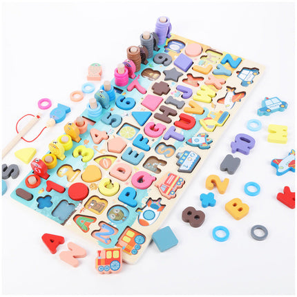 Montessori Wooden Educational Toys for Kids Ages 1-3 | Durable 3D Puzzles for Cognitive Development and Fun
