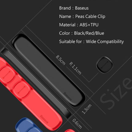 Magnetic Cable Organizer Clip with Strong TPU Design | Tangle-Free Solution for Charging and Data Cables