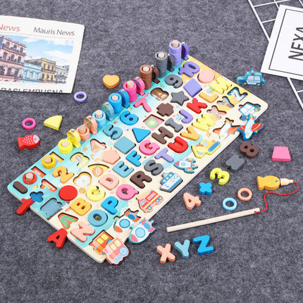 Montessori Wooden Educational Toys for Kids Ages 1-3 | Durable 3D Puzzles for Cognitive Development and Fun