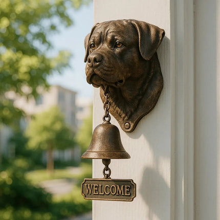 Wall Mounted Door Bell with Dog Design, Outdoor Wall Decor – image 5
