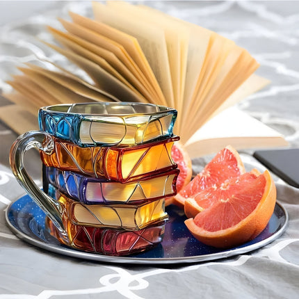 Handmade 3D Book Mug Gift for Book Lovers, Tea Cup for Readers – image 6