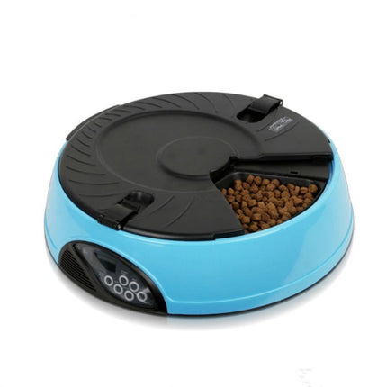 Automatic Pet Feeder with 6 Food Slots & Voice Reminder | Customizable Feeding Schedule for Busy Pet Owners