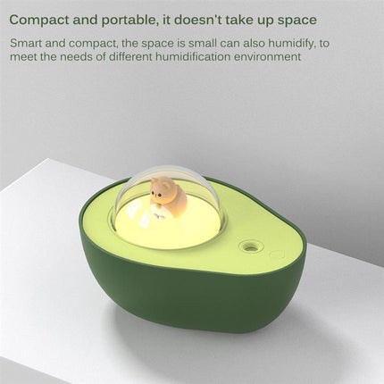 Avocado Mini Spray Humidifier with Negative Ion Generation | Compact USB Humidifier for Improved Air Quality
