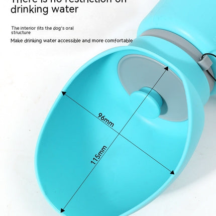 Foldable Pet Water Bottle with Leak-Proof Design | Travel-Friendly Hydration Solution for Dogs and Cats