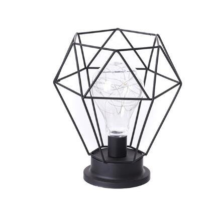 Minimalist Iron Table Lamp with Warm White Light | Elegant Home Decor for Cozy Atmosphere