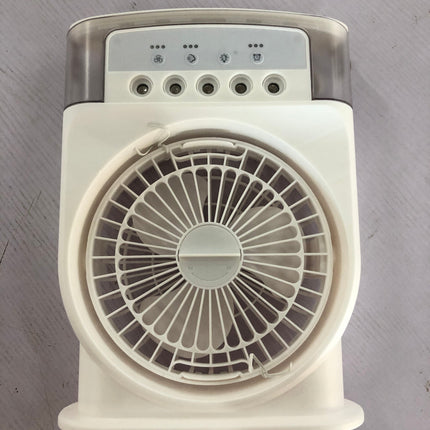 Portable USB Air Cooler with Adjustable Fan and 7-Color LED Lights | Personal Comfort for Home and Office