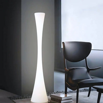 Weatherproof Floor Lamp with Hourglass Design & Remote Control | Versatile Illumination for Indoor and Outdoor Spaces