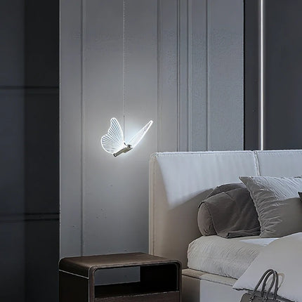 Celestiva Pendant Chandelier with Adjustable Suspension | Elegant Acrylic Wings for Serene Illumination