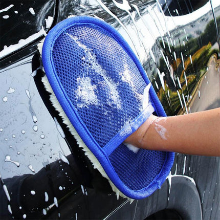 Car Wash Gloves with High-Grade Imitation Wool | Soft Cleaning for Cars and Motorcycles
