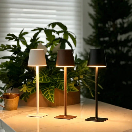 Dimmable Tall Cordless Table Lamp with Touch Control | Waterproof Design for Indoor and Outdoor Ambiance