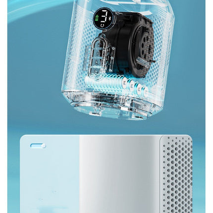 Bladeless Fan with Bluetooth Speaker & LED Night Light | Adjustable Airflow & Safe Design for Home Comfort