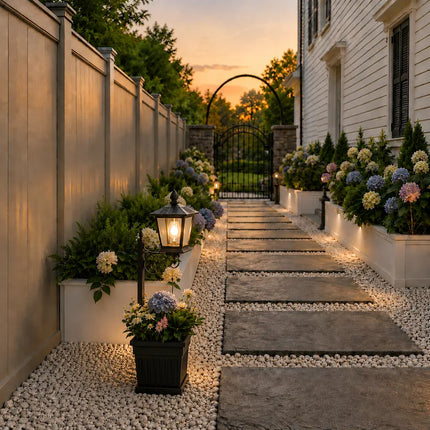 Solar Lanterns, Vintage Garden Decor for Porch and Patio