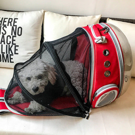 Portable Pet Backpack Carrier Bubble with Transparent Window | Lightweight Design for 360-Degree Sightseeing