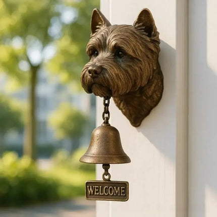 Wall Mounted Door Bell with Dog Design, Outdoor Wall Decor – image 9
