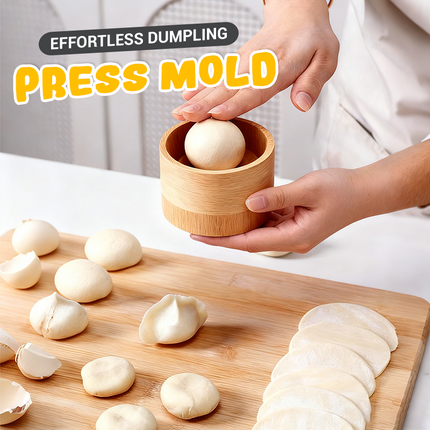 Dumpling Maker Wooden Dough Press for Wonton and Pastry