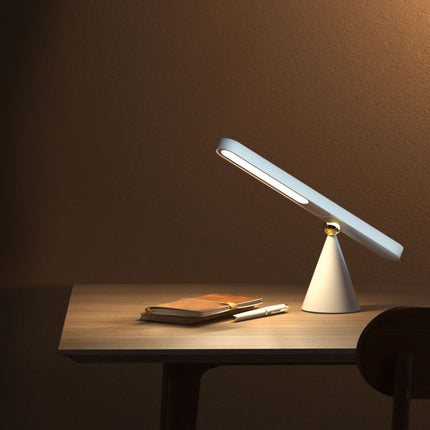 Geometric Table Lamp with PC Lampshade | Stylish European Design for Modern Home and Office Illumination