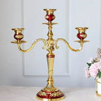 3-Arm / Gold Red