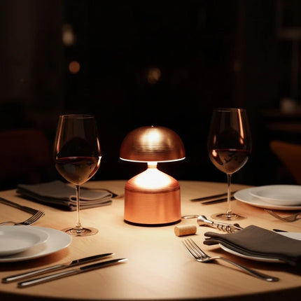 Dimmable Wrought Iron Table Lamp with Portable Design | Customizable Lighting for Elegant Interiors
