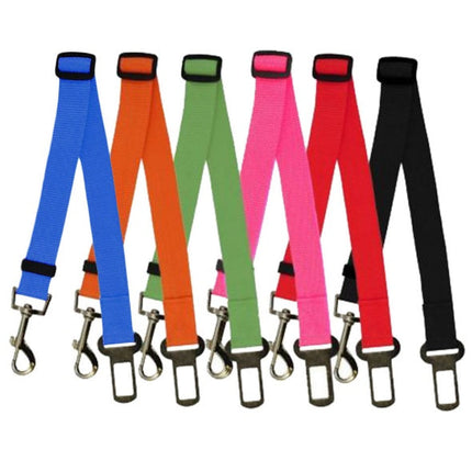 Durable Polyester Dog Leash with Fixed Strap for Safety | Adjustable Length for Comfortable Car Rides