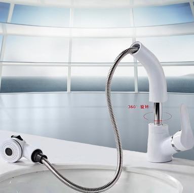 360 Pull-Out Shower Faucet with Adjustable Height & Dual Water Modes | Brass Shower Fixtures for Modern Bathrooms 1