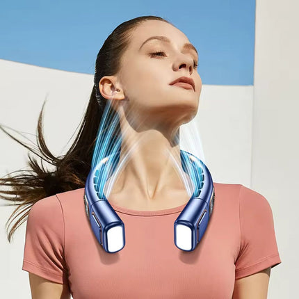 360° Bladeless Neck Fan | Portable Design with Adjustable Speeds for Instant Cooling Relief 0
