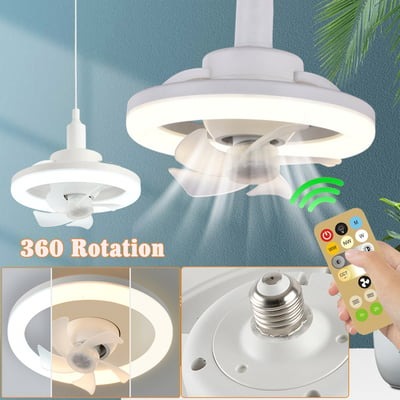 360° Modern Ceiling Fan with Lights & Remote Control | Stylish Design for Comfortable Atmosphere 0