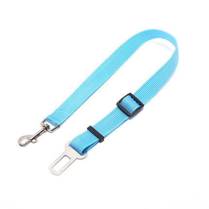 Durable Polyester Dog Leash with Fixed Strap for Safety | Adjustable Length for Comfortable Car Rides