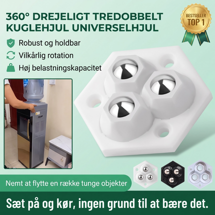 Furniture Moving Wheels Set of 4, 360 Degree Furniture Rollers for Heavy Furniture