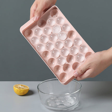 3D Round Ice Molds with 18 or 33 Grids | Versatile Ice Trays for Creative Freezing and Easy Cleanup