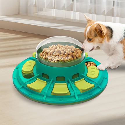 Interactive Pet Slow Feeding Puzzle Toy for IQ Improvement | Durable Plastic Feeding Solution for Healthy Eating Habits