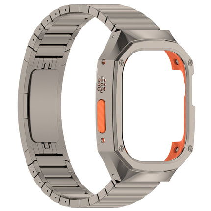 Stainless Steel Apple Watch Ultra Band for Ultra 2, Metal iWatch Band with Butterfly Buckle – image 6