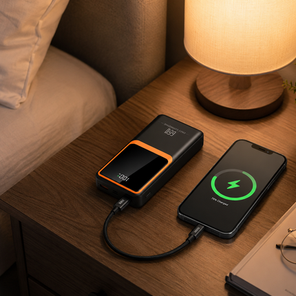 Portable Charger Power Bank 66W Fast Charging with LCD Display – Best Portable Charger High Capacity Portable Power Bank for iPhone, Samsung & Android