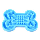 Slow Feeder Pet Bowl with Bone Puzzle Design | Silicone Dish for Healthy Eating Habits