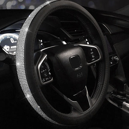 Cute Cartoon Leather Steering Wheel Cover for Most GM Models | Anti-Slip Design for Enhanced Comfort and Safety