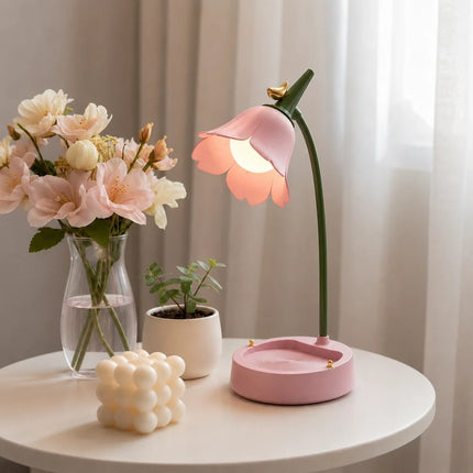 Desk Lamps, Flower Lamp with Phone Rest