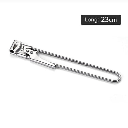 Adjustable Bottle Opener with Ergonomic Handle | Versatile Kitchen Tool for Effortless Lifting of Lids and Caps
