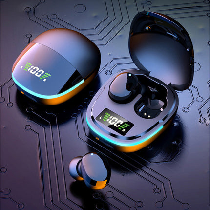 True Wireless Bluetooth Headphones with Digital Battery Display | High-Quality Sound for On-the-Go Music Enjoyment