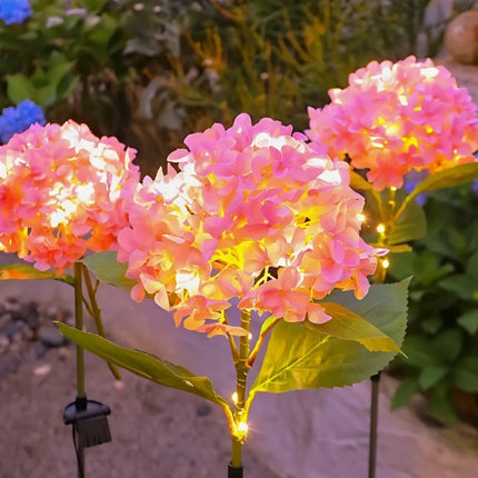 Solar Flower Lights for Garden with Timeless Floral Design | Durable Outdoor Décor for Enchanting Nighttime Glow