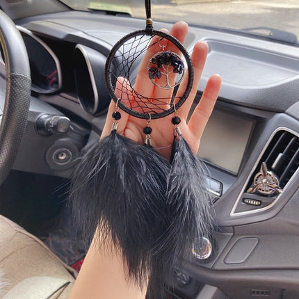 Dream Catcher Feather Car Pendant with Modern Design | Decorative Hanging Charm for Positive Energy and Style